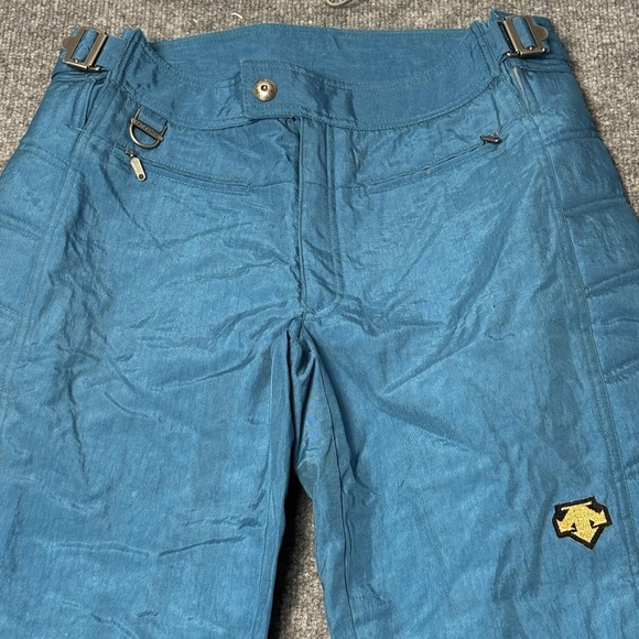 Vintage Descente Snow Pants Mens 34 Blue Ski Radipant Entrant SC Japan 90s - Picture 8 of 16